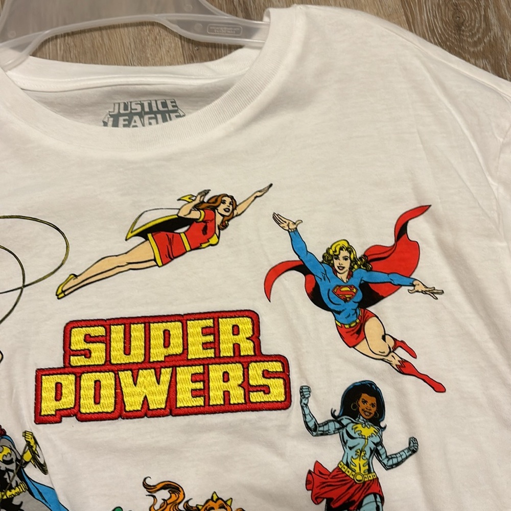 Justice league white crop top tide in front female superheroes - Picture 4 of 8